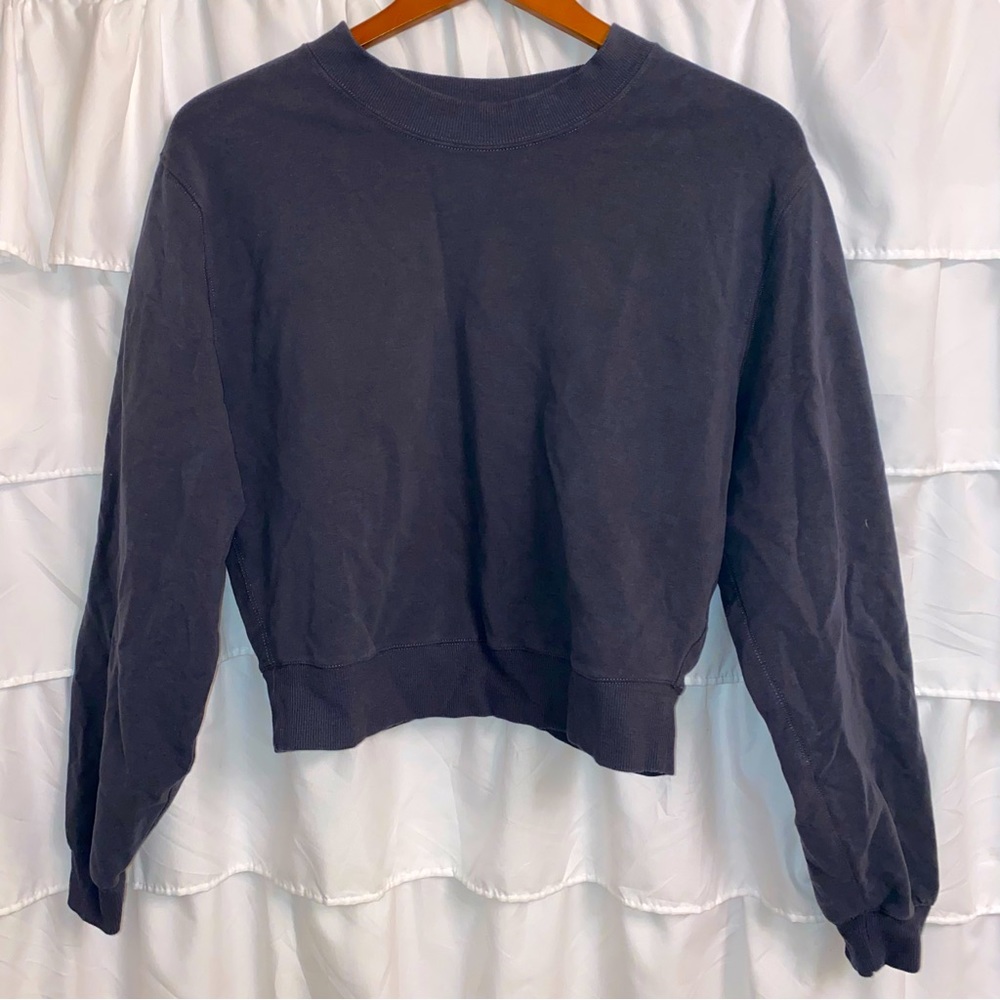 Abercrombie & Fitch | Fleece Lined Crewneck | Gray | Women’s X Small